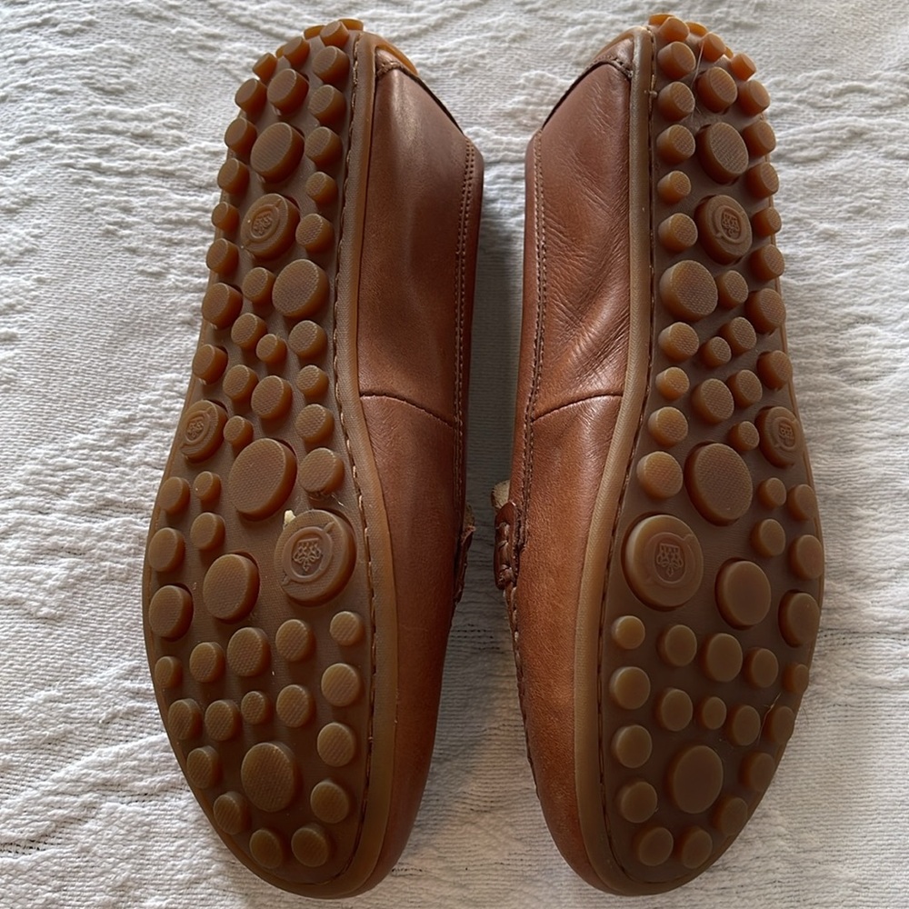Born leather flats size 6 gold buckle - Picture 4 of 13